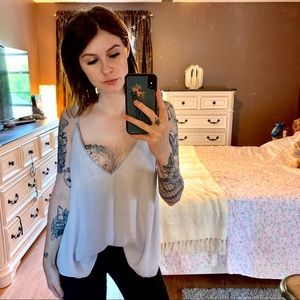 Free People Silky Lace Tank